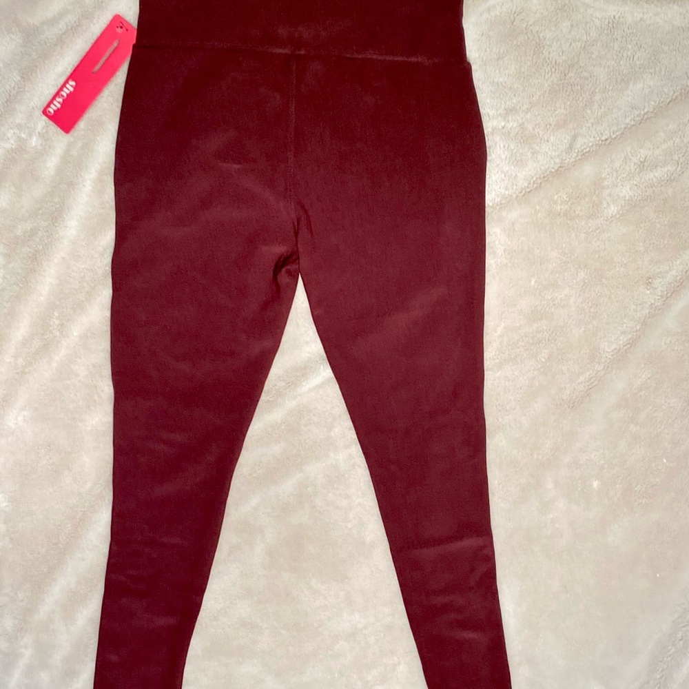 Nadene West - Burgundy Stretchy Pants